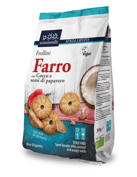 Galletas de Trigo Espelta con Coco y Semillas de Amapola