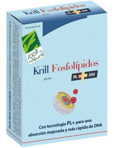 KRILL Fosfolípidos PL + DHA 90. Caja con 90 perlas