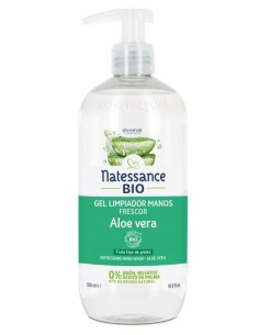 Gel Aloe Vera Limpiador Manos 500Ml Bio de Natessance 2