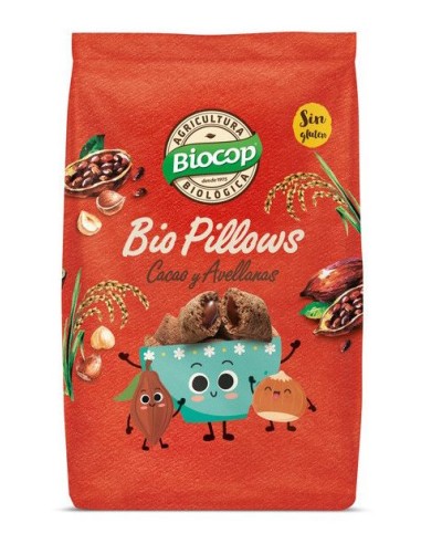 Biopillows de Cacao y Avellanas Sin gluten