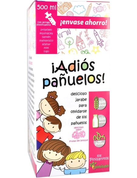 Adios Pañuelos Pinisanitos Jarabe 500Ml. de Pinisan