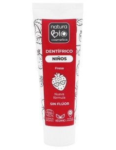 Dentifrico Niños Fresa 75 Ml de Naturabio Cosmetics 2