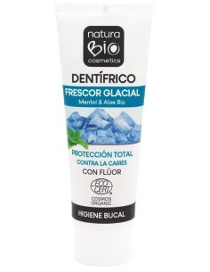 Dentifrico Frescor Glacial Con Fluor Mentol 75 Mililitros Naturabio Cosmetics 2