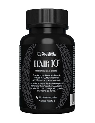 Hair 10 Novedad 60 VCAPS de Nutrinat Evolution