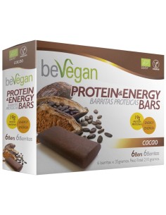 Barritas Cacao Protein-Energy de Bevegan 2