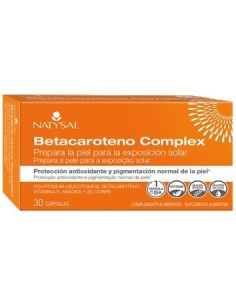 Betacaroteno Complex 30 cápsulas de Natysal 2