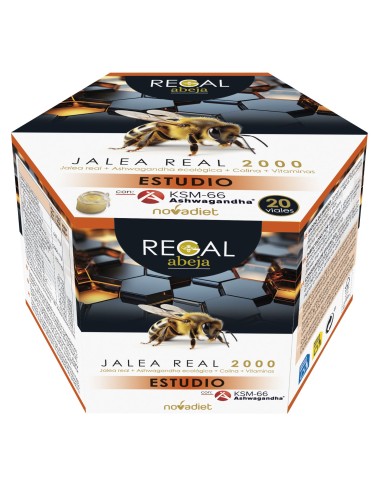 Regal Abeja Estudio Jalea Real 2000 20Viales de Novadiet