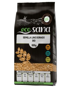 Semilla Lino Dorado Bio 500G Ecosana 2