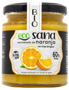 Mermelada Extra Naranja S/Azucar Con Agabe Sirope Bio 260G E 2