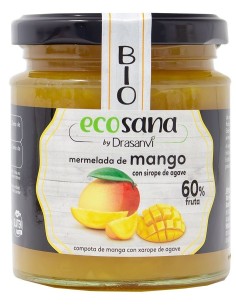 Mermelada Extra Mango S/Azucar Con Agabe Sirope Bio 260G Eco 2