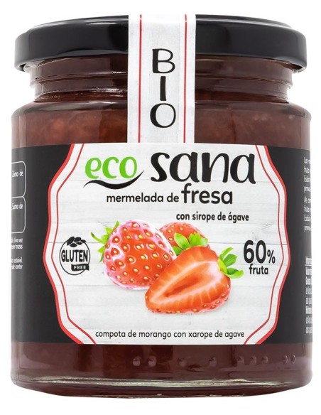 Mermelada de Fresa con Sirope de Ágave Bio