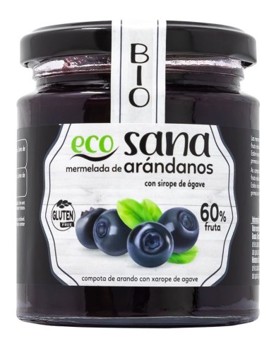 Mermelada Extra Arandano S/Azucar Con Agabe Sirope Bio 260G