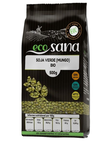 Soja Verde (Mungo) Bio 500G Ecosana