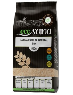 Harina Espelta Integral Bio 500G Ecosana 2