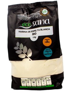 Harina Espelta Blanca Bio 1Kg Ecosana 2
