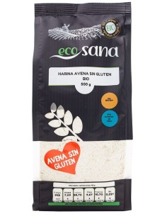 Harina Avena Sin Gluten Bio 500G Ecosana 2