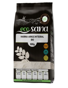 Harina Arroz Integral Bio 500G Ecosana 2
