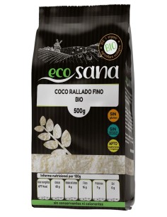 Coco Rallado Fino Bio 150G Ecosana 2