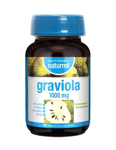 Graviola (Anona) 1000 Mg  60 Capsulas De Dietmed