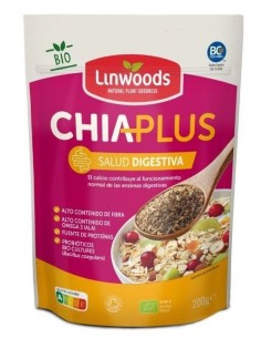 Chia Plus Salud Digestiva 200Gr. Bio Vegan Sg de Linwoods 2