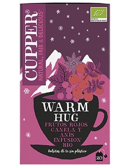 Infusión Winter Warm Hug Bio, 20 Bolsas de Cupper