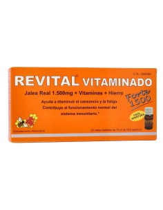Revital Vitaminado Forte 20 Ampollas Pharma Otc 2