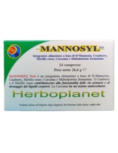 Mannosyl New  26,4 G - 24 Comprimidos En Blister de Herboplanet 2