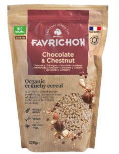 Crunchy Muesli Chocolate y Castaña 325 g de Favrichon 2