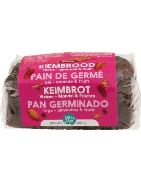 Pan Germinado de Trigo - Frutas & Almendras