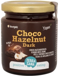 TERRASANA CREMA DE CACAO NEGRO Y AVELLANA 250G 2