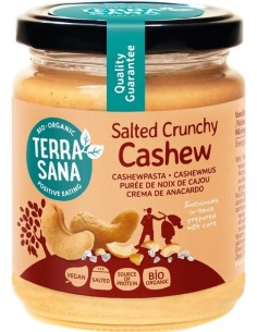 Crema Crunchy de Anacardos con Sal del Himalaya Terrasana 250 g 2