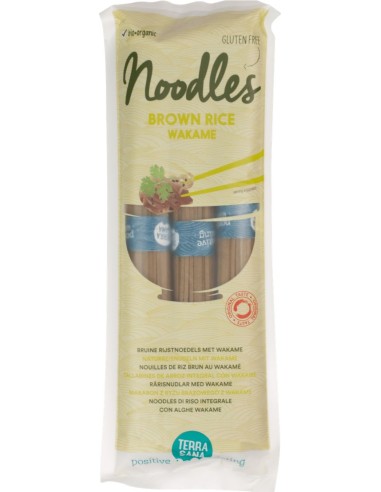 Noodles de Arroz Integral con Wakame