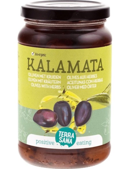 Aceitunas Kalamata Con Hierbas 345 G de Terrasana