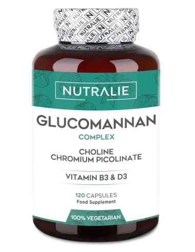 Glucomanano Choline Chorium Picolinate 120 Cápsulas  Nutralie