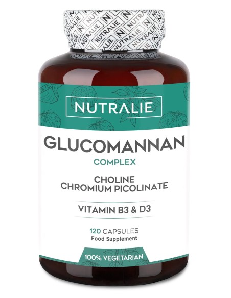 Glucomanano Choline Chorium Picolinate 120 Cápsulas  Nutralie