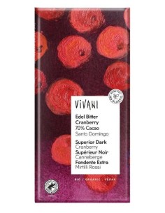 Chocolate Negro Superior con Arándanos 100 g de Vivani 2