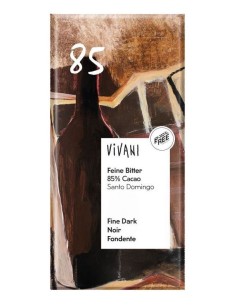 Chocolate Negro 85% Santo Domingo 100 Gramos Bio Vegan Vivani 2