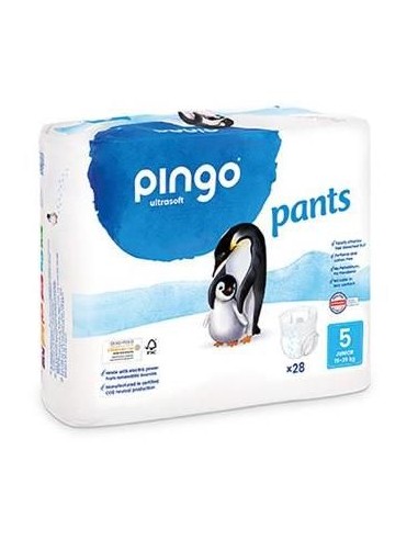 Pañales Braguita T5 Bio, 28 Und de Pingo