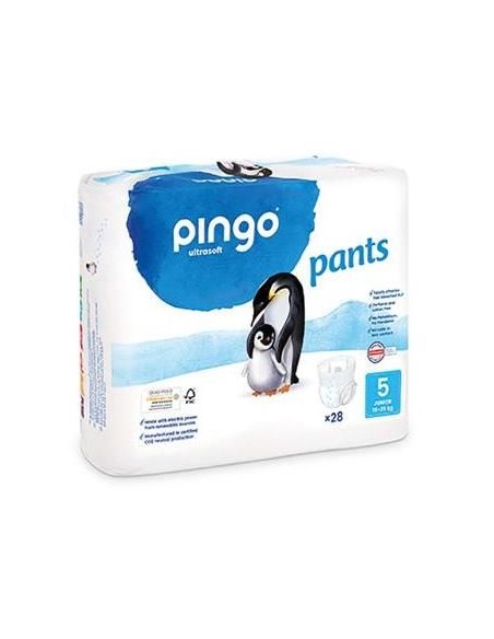 Pañales Braguita T5 Bio, 28 Und de Pingo