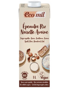 EcoMil Espelta Arroz Avellana Avena  Bio 1 l 2