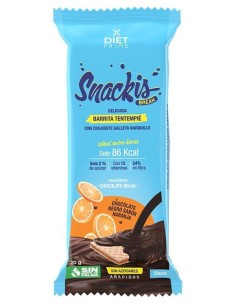Caja 24 Uds 20 Gramos Snackis Choco Negro + Naranja de Herbora 2
