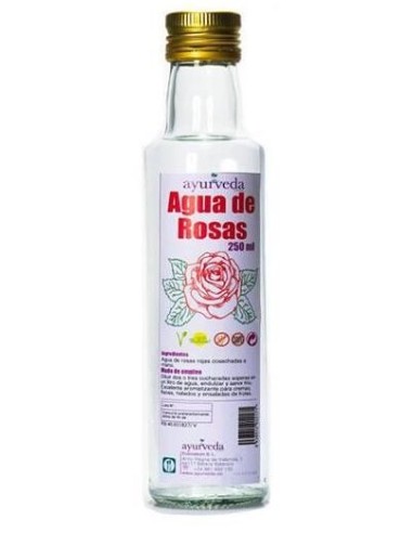 Agua De Rosas Rojas 500 Mililitros Ayurveda Autentico