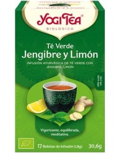 Yogi Tea Verde Jengibre Y Limon Bio 17 Bolsitas de Yogi Tea 2
