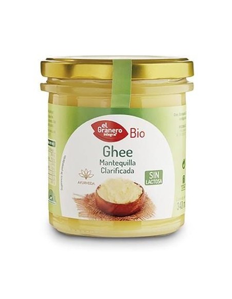 Ghee Mantequilla Clarificada Ayurvedica Bio, 340 Ml de El Granero Integral
