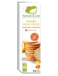 Galletas Bio Sin Gluten Coco y Limón Nature&Cie 125 g 2