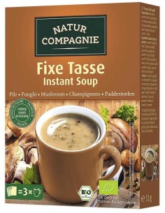 Sopa Instantanea Champiñon Bio 3 X 17 Gr de Natur Compagnie 2