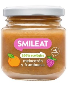 Tarrito De Frambuesa Y Melocoton 130 G Eco De Smileat 2