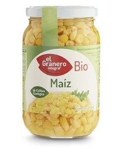Maiz Dulce Cocido Bio, 369 G de El Granero Integral 2