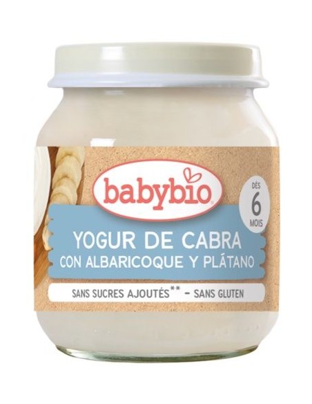 Yogur de Albaricoque y Plátano con Leche de Cabra