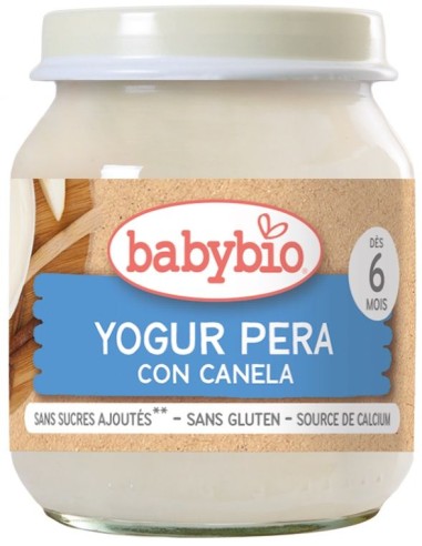 Babybio YOGUR PERA (Vaca) 2x130g de Baby Bio